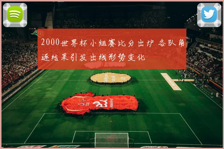 2000世界杯小组赛比分出炉 各队角逐结果引发出线形势变化